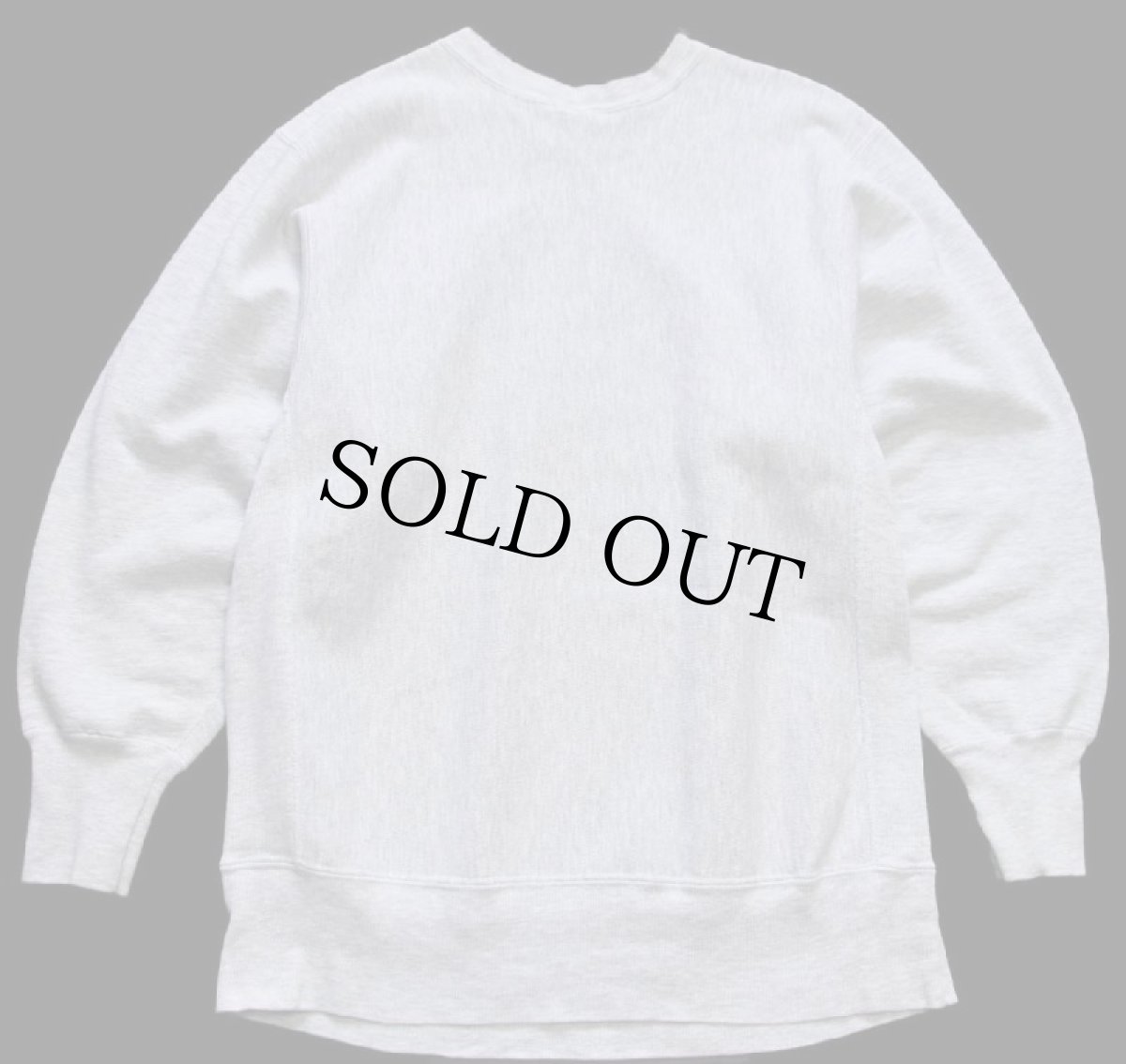 画像2: 90s USA製 Championチャンピオン PROJECT TOP HAT 刺繍 リバースウィーブ スウェット 杢グレー XL (2)