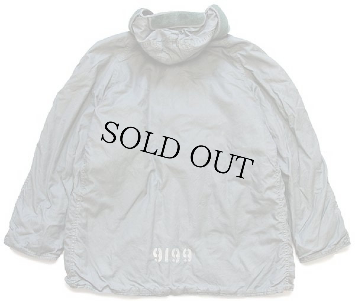 画像2: 70s 米軍 USAF CWU-8/P ステンシル ラビットパーカー セージグリーン (2)