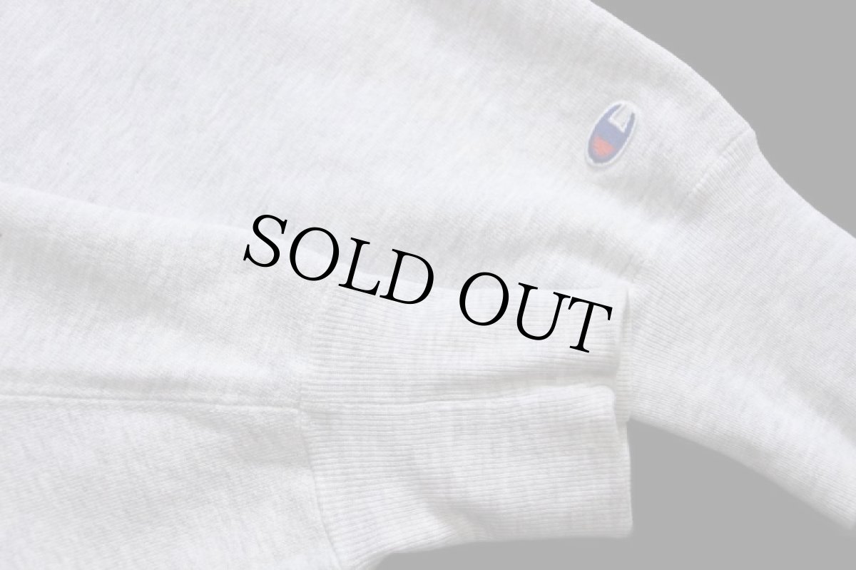 画像7: 90s USA製 Championチャンピオン PROJECT TOP HAT 刺繍 リバースウィーブ スウェット 杢グレー XL (7)