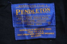 画像4: 00s メキシコ製 PENDLETONペンドルトン Beach Boysビーチボーイズ チェック ウール オープンカラーシャツ L (4)