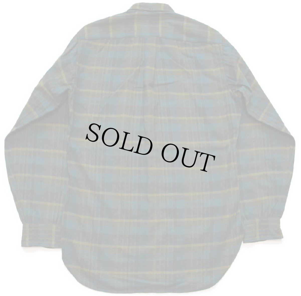 画像2: 60s PENDLETONペンドルトン チェック 三点留め ボタンダウン ウールシャツ S (2)