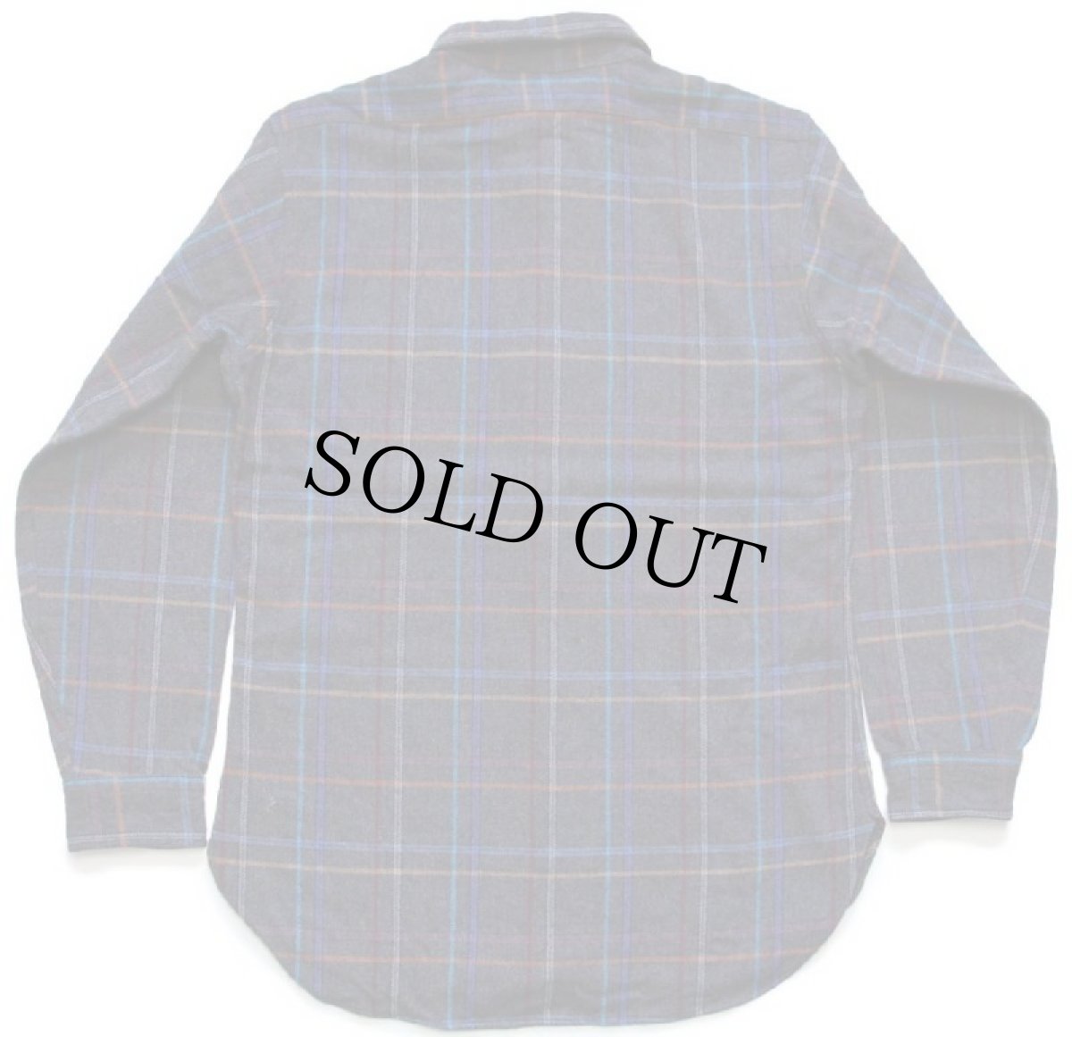 画像2: 70s USA製 PENDLETONペンドルトン チェック エルボーパッチ付き ウールシャツ M (2)