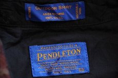 画像4: PENDLETONペンドルトン OUTDOOR SHIRT チェック ウールシャツ M (4)