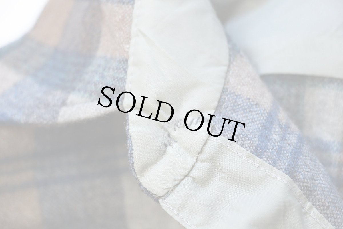 画像6: 70s USA製 PENDLETONペンドルトン チェック ウールシャツ M (6)