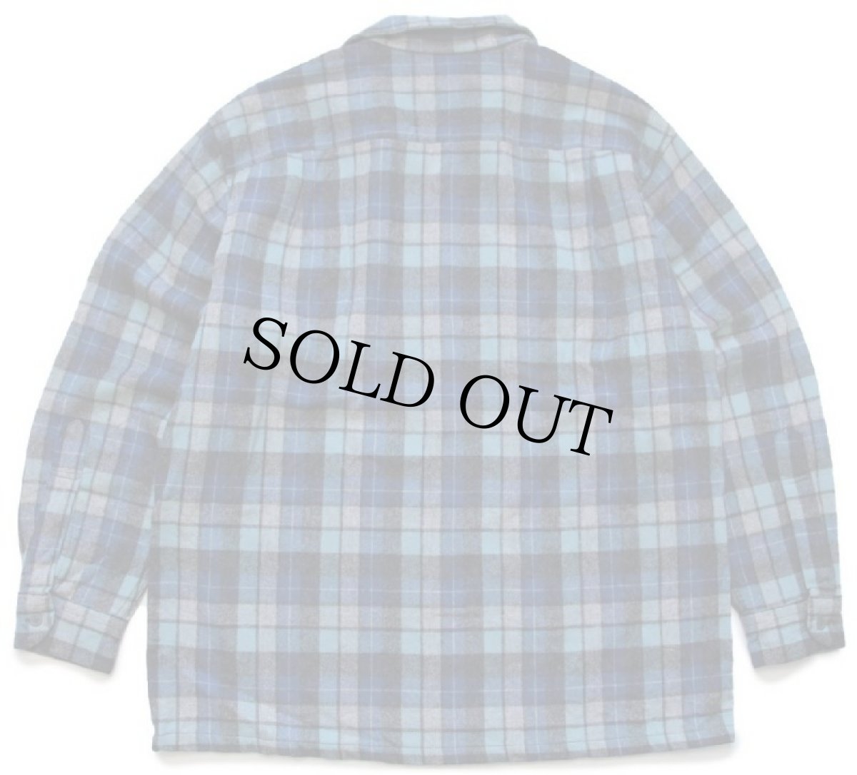 画像2: 00s メキシコ製 PENDLETONペンドルトン Beach Boysビーチボーイズ チェック ウール オープンカラーシャツ L (2)