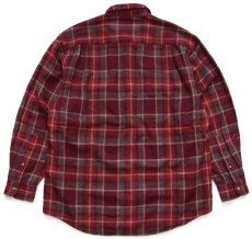 画像2: PENDLETONペンドルトン OUTDOOR SHIRT チェック ウールシャツ M (2)