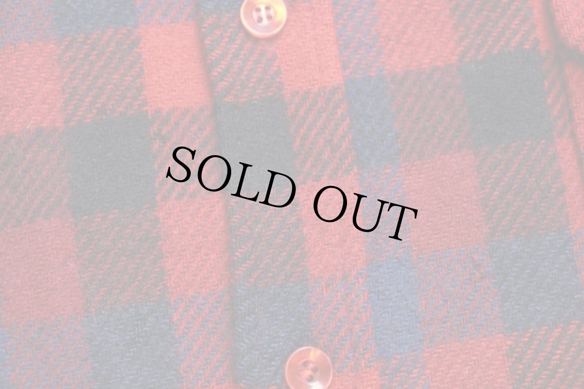 画像5: 70s USA製 PENDLETONペンドルトン ブロックチェック ウールシャツ XL (5)