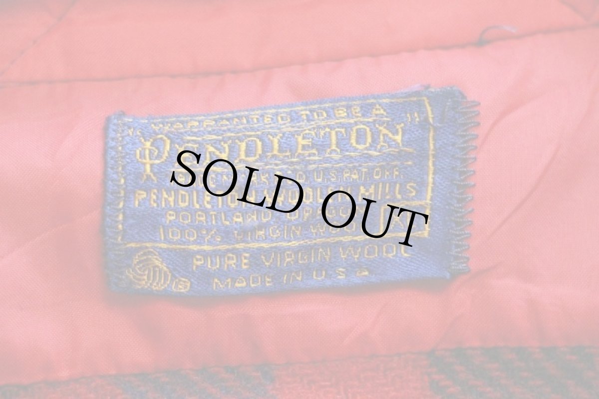 画像4: 70s USA製 PENDLETONペンドルトン ブロックチェック ウールシャツ XL (4)