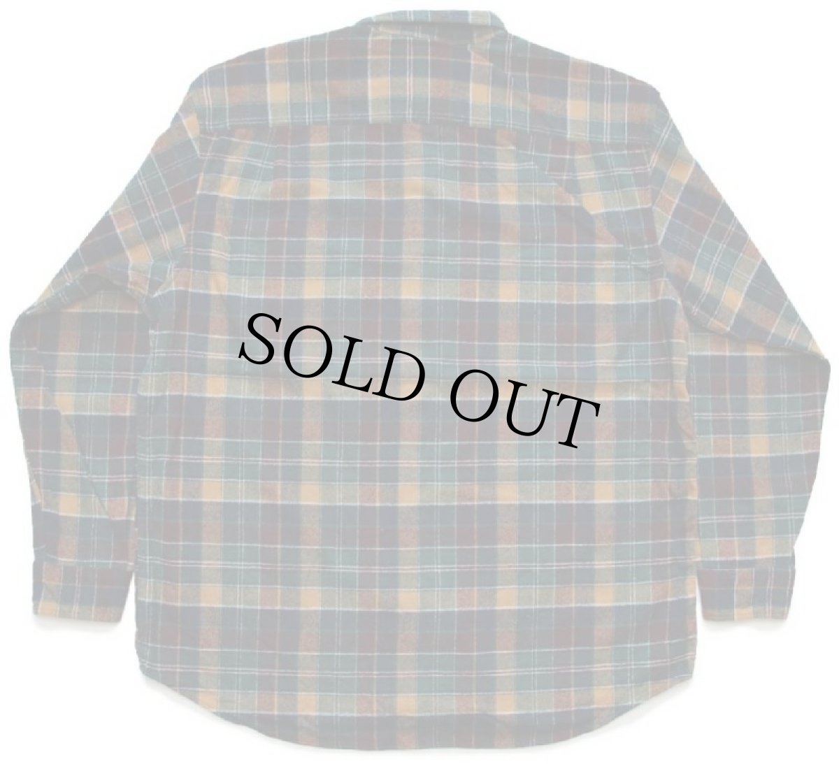 画像2: 00s メキシコ製 PENDLETONペンドルトン チェック ボタンダウン ウールシャツ L (2)