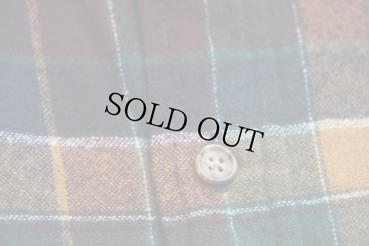 画像5: 00s メキシコ製 PENDLETONペンドルトン チェック ボタンダウン ウールシャツ L (5)