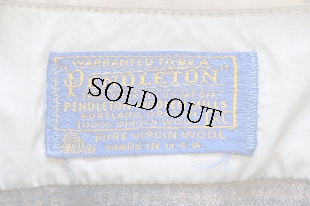 画像4: 70s USA製 PENDLETONペンドルトン Country Traditionals オンブレチェック ウールシャツ XL (4)