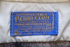 画像4: 70s USA製 PENDLETONペンドルトン Country Traditionals オンブレチェック ウールシャツ XL (4)
