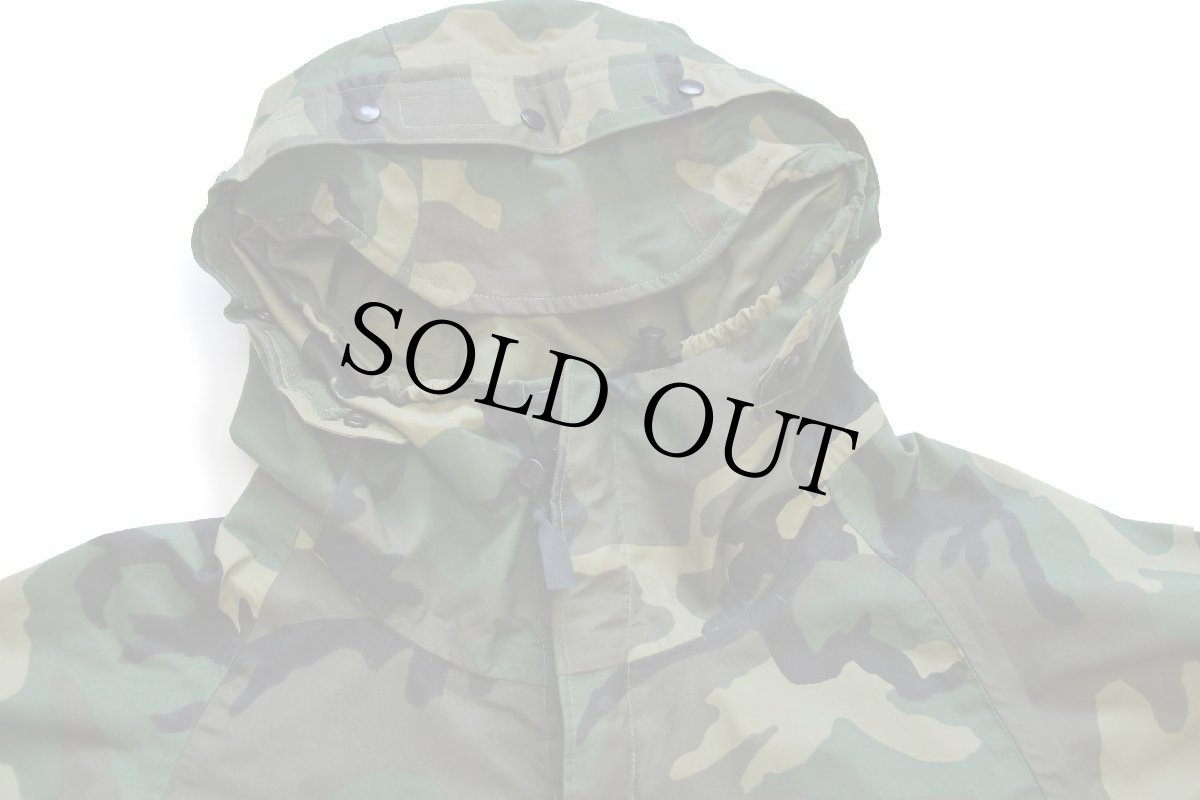 画像3: 90s 米軍 U.S.ARMY ECWCS GEN1 ウッドランドカモ GORE-TEXゴアテックスパーカー S-R★B (3)