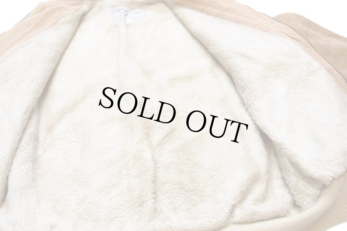 画像5: 60s SEARS Fieldmaster ボアライナー ディアスキン スエード レザージャケット 薄茶 38 (5)