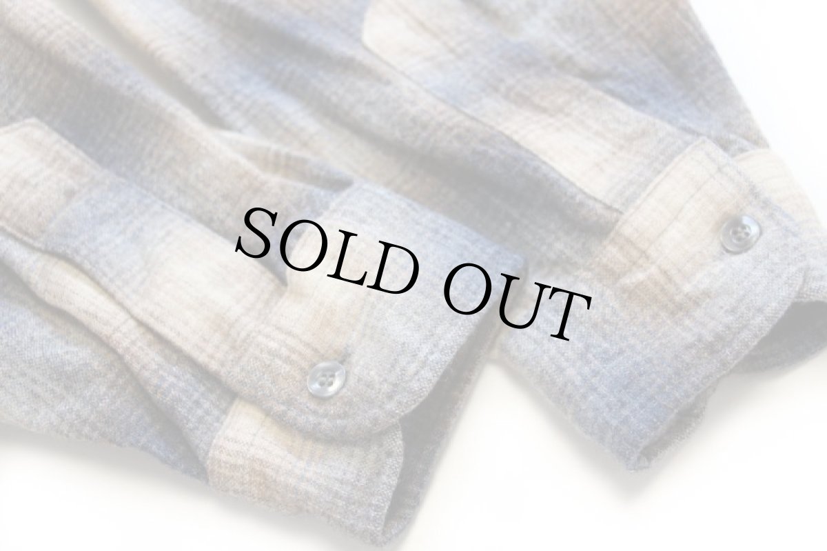 画像6: 70s USA製 PENDLETONペンドルトン Country Traditionals オンブレチェック ウールシャツ XL (6)