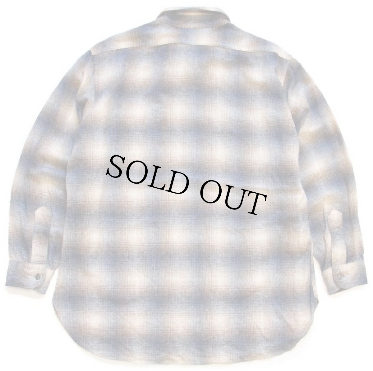 画像2: 70s USA製 PENDLETONペンドルトン Country Traditionals オンブレチェック ウールシャツ XL (2)