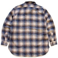 画像2: 70s USA製 PENDLETONペンドルトン Country Traditionals オンブレチェック ウールシャツ XL (2)
