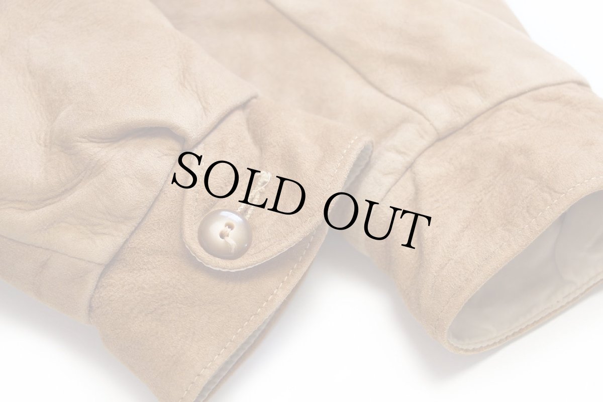 画像9: 60s SEARS Fieldmaster ボアライナー ディアスキン スエード レザージャケット 薄茶 38 (9)