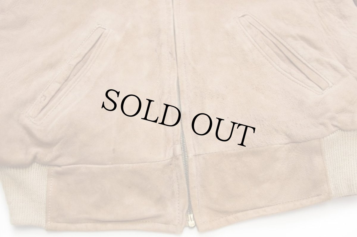 画像7: 60s SEARS Fieldmaster ボアライナー ディアスキン スエード レザージャケット 薄茶 38 (7)