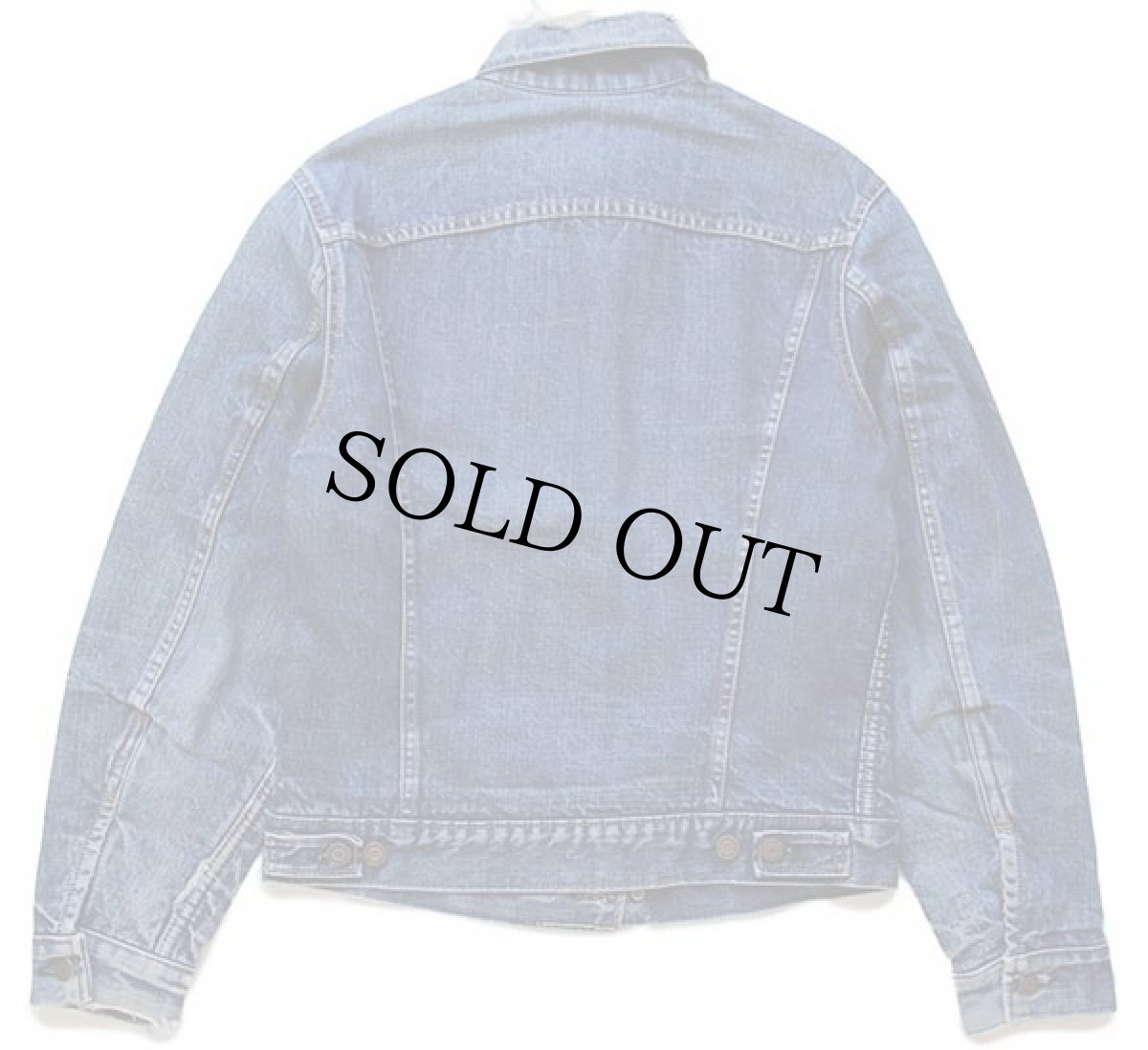 画像2: 60s USA製 LEVI'Sリーバイス 70505 BIGE ブランケットライナー デニムジャケット (2)