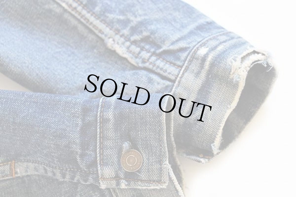 画像9: 60s USA製 LEVI'Sリーバイス 70505 BIGE ブランケットライナー デニムジャケット (9)