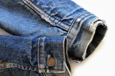 画像9: 60s USA製 LEVI'Sリーバイス 70505 BIGE ブランケットライナー デニムジャケット (9)