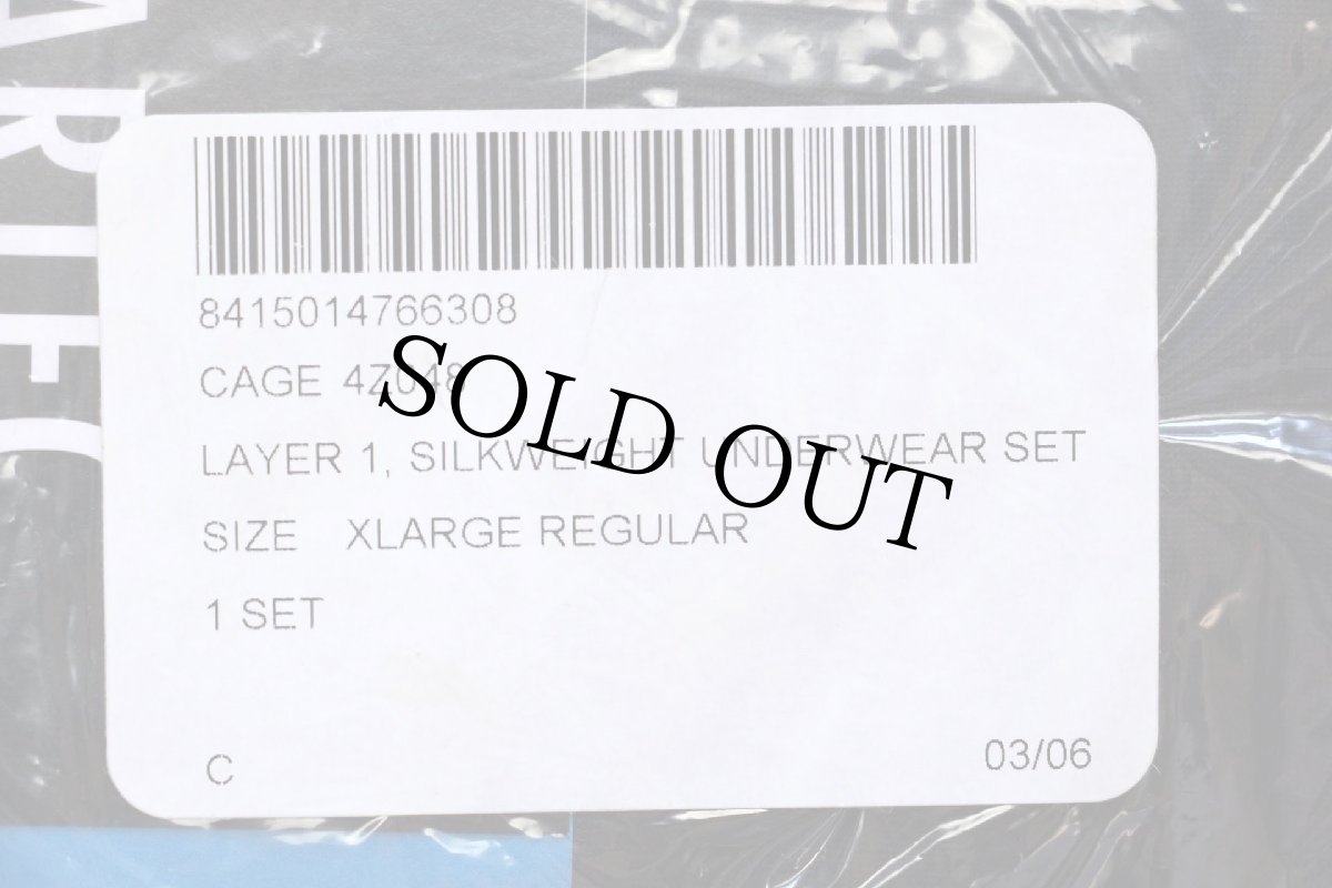 画像8: デッドストック★00s 米軍 ECWCS GEN3 LEVEL1 SILKWEIGHT POLARTEC アンダーシャツ&パンツ セット 黒 XL-R★B (8)