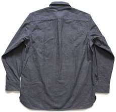 画像3: 未使用★L.L.Bean CHAMOIS CLOTH SHIRT 無地 コットン シャモアクロスシャツ グレー M-REG (3)