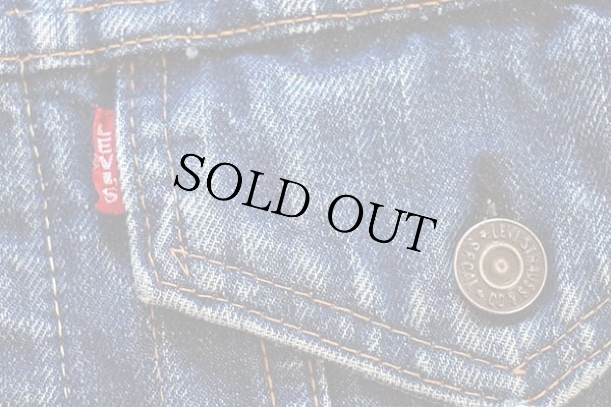 画像4: 60s USA製 LEVI'Sリーバイス 70505 BIGE ブランケットライナー デニムジャケット (4)