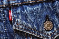 画像4: 60s USA製 LEVI'Sリーバイス 70505 BIGE ブランケットライナー デニムジャケット (4)