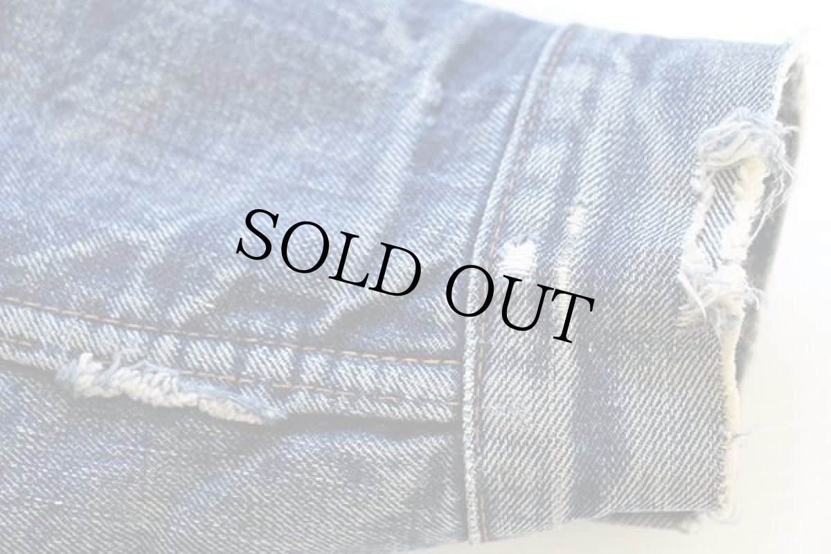 画像10: 60s USA製 LEVI'Sリーバイス 70505 BIGE ブランケットライナー デニムジャケット (10)
