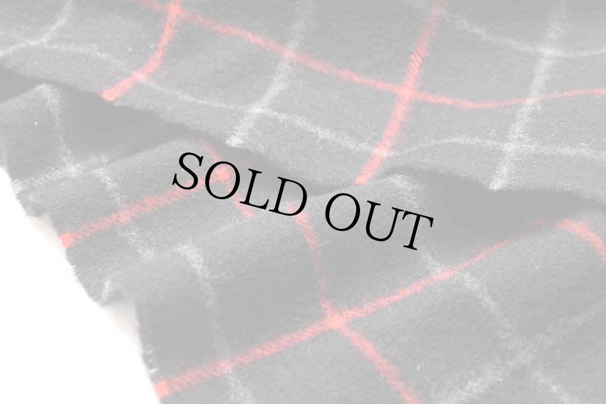 画像4: スコットランド製 Kilgour,French&Stanbury 格子柄 ラムウール マフラー (4)