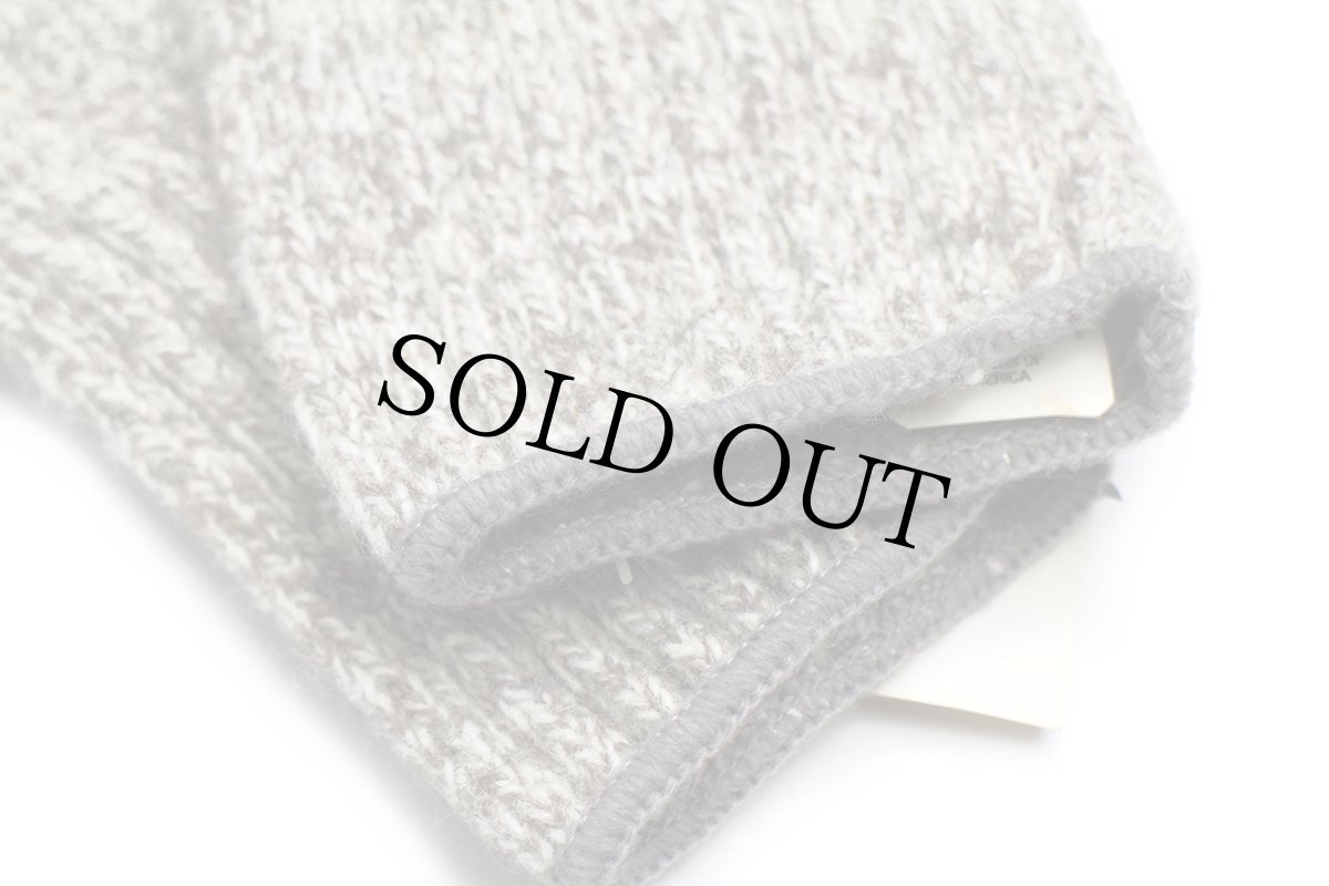 画像6: デッドストック★80s USA製 The VILLAGE KNITTER ウールニット グローブ ブラウンベージュ ミックス M★手袋 (6)