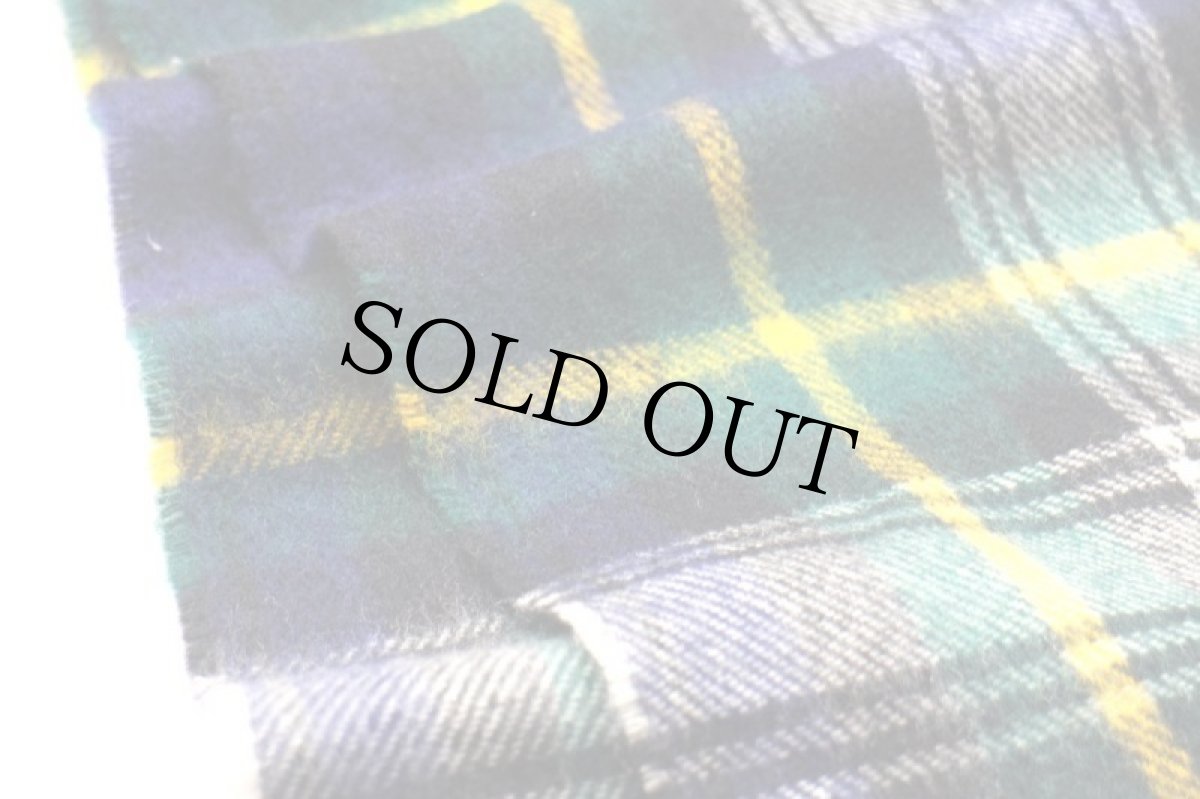 画像4: 英国製 GLEN ALLAN タータンチェック ラムウール マフラー (4)