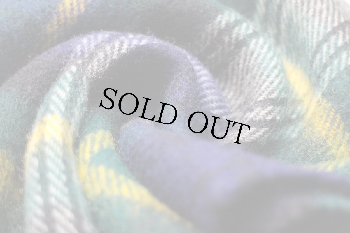 画像6: 英国製 GLEN ALLAN タータンチェック ラムウール マフラー (6)