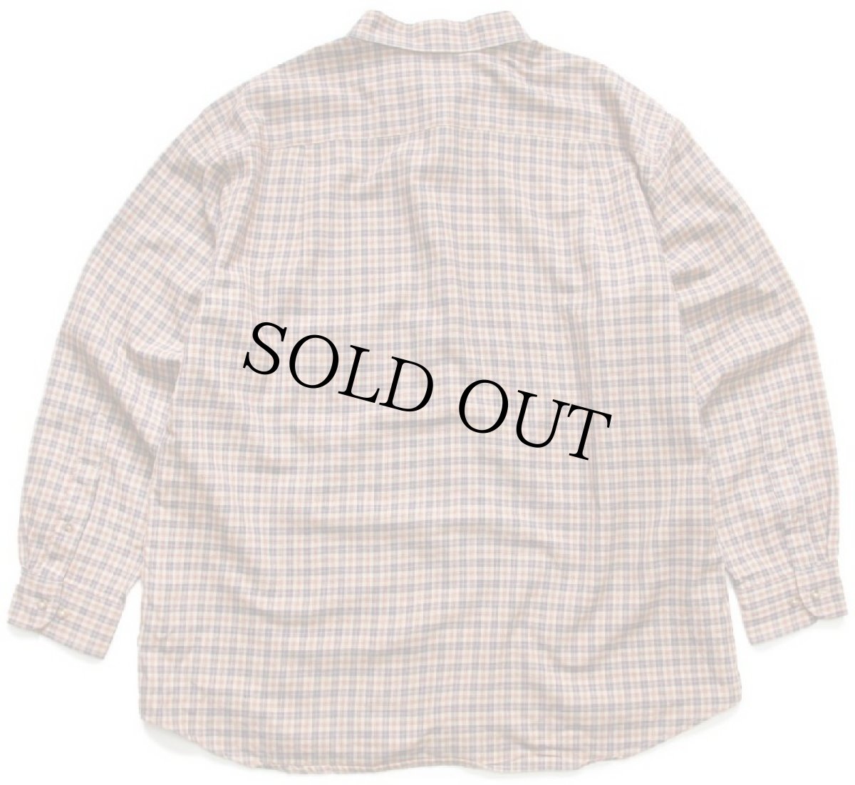 画像2: メキシコ製 SIR PENDLETONサーペンドルトン タータンチェック ボタンダウン ウーステッド ウールシャツ XXL★特大 (2)