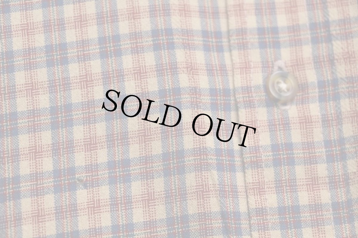 画像5: メキシコ製 SIR PENDLETONサーペンドルトン タータンチェック ボタンダウン ウーステッド ウールシャツ XXL★特大 (5)