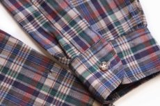 画像7: 70s USA製 SIR PENDLETONサーペンドルトン チェック ボタンダウン ウールシャツ M (7)
