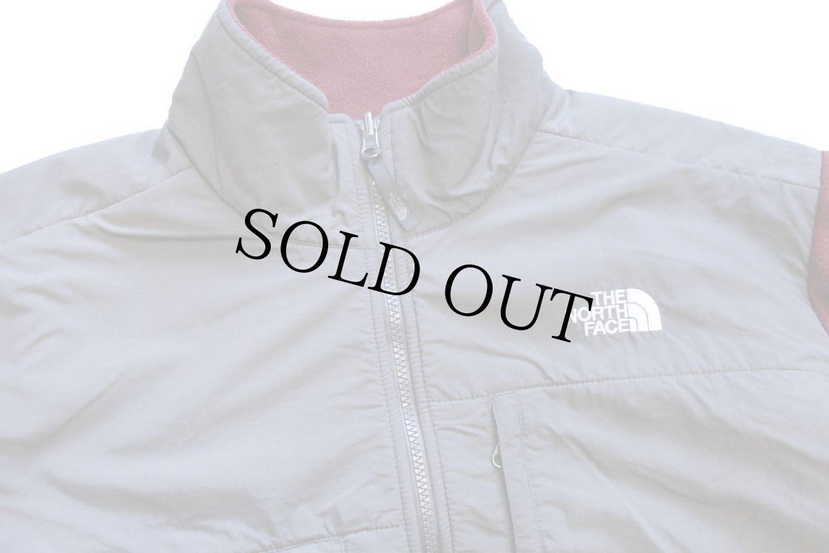 画像3: THE NORTH FACEノースフェイス デナリ POLARTEC ライナー フリースジャケット バーガンディ×グレー XL (3)