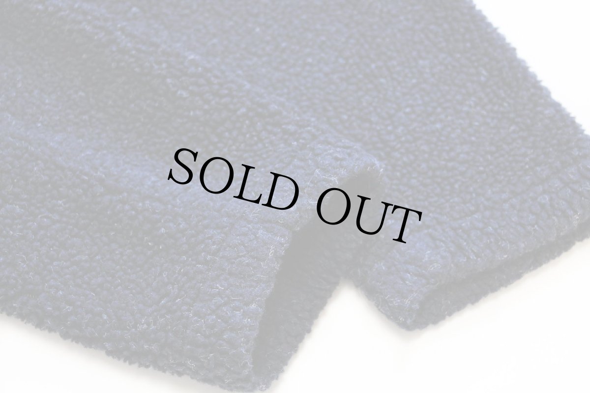 画像6: 90s USA製 Cabela'sカベラス モックネック パイル フリース スウェット 紺 ミックス XL (6)