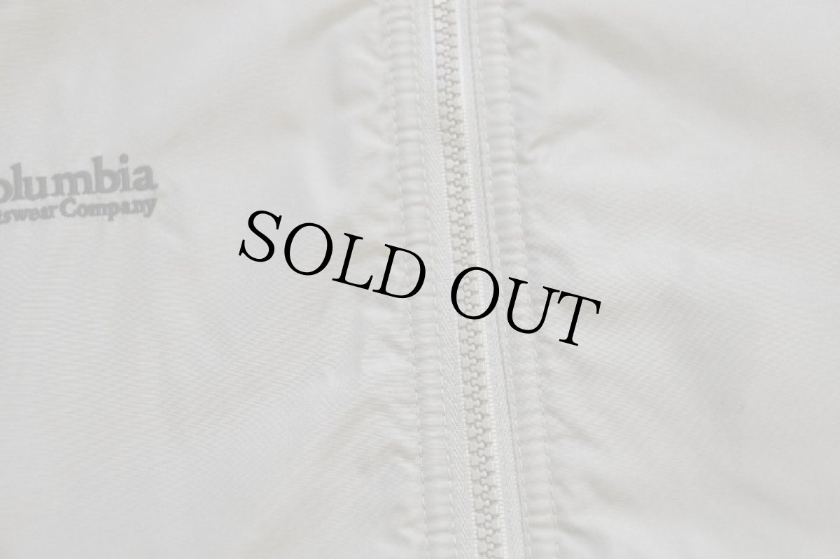 画像6: 00s Columbiaコロンビア ロゴ刺繍 フリースライナー ナイロンジャケット アルファグリーン S (6)