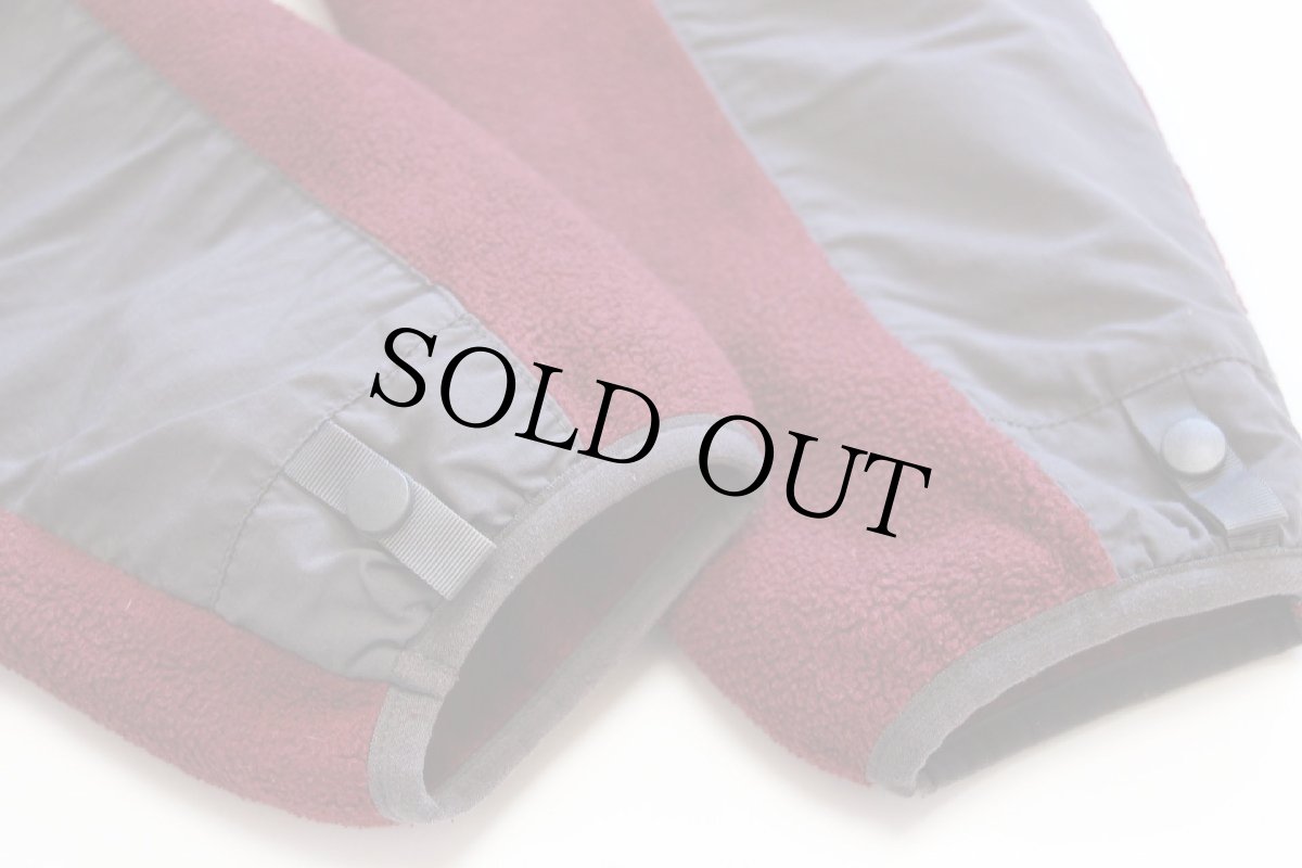 画像6: THE NORTH FACEノースフェイス デナリ POLARTEC ライナー フリースジャケット バーガンディ×グレー XL (6)