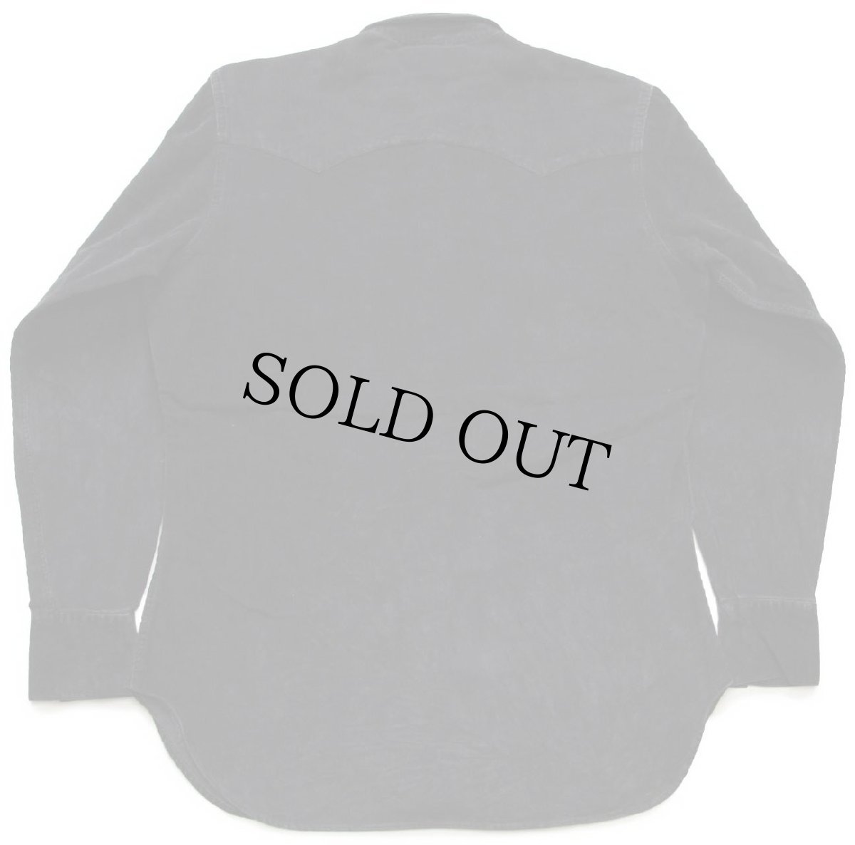 画像2: 70s Polo Western RALPH LAURENラルフローレン コットン コーデュロイ ウエスタンシャツ 黒 M (2)