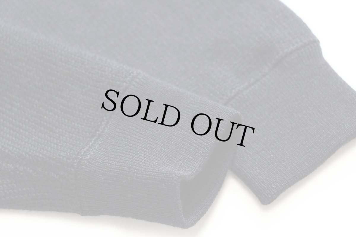 画像6: 60s 米軍 U.S.NAVY ハイネック ウールニット ゴブセーター 濃紺 S (6)