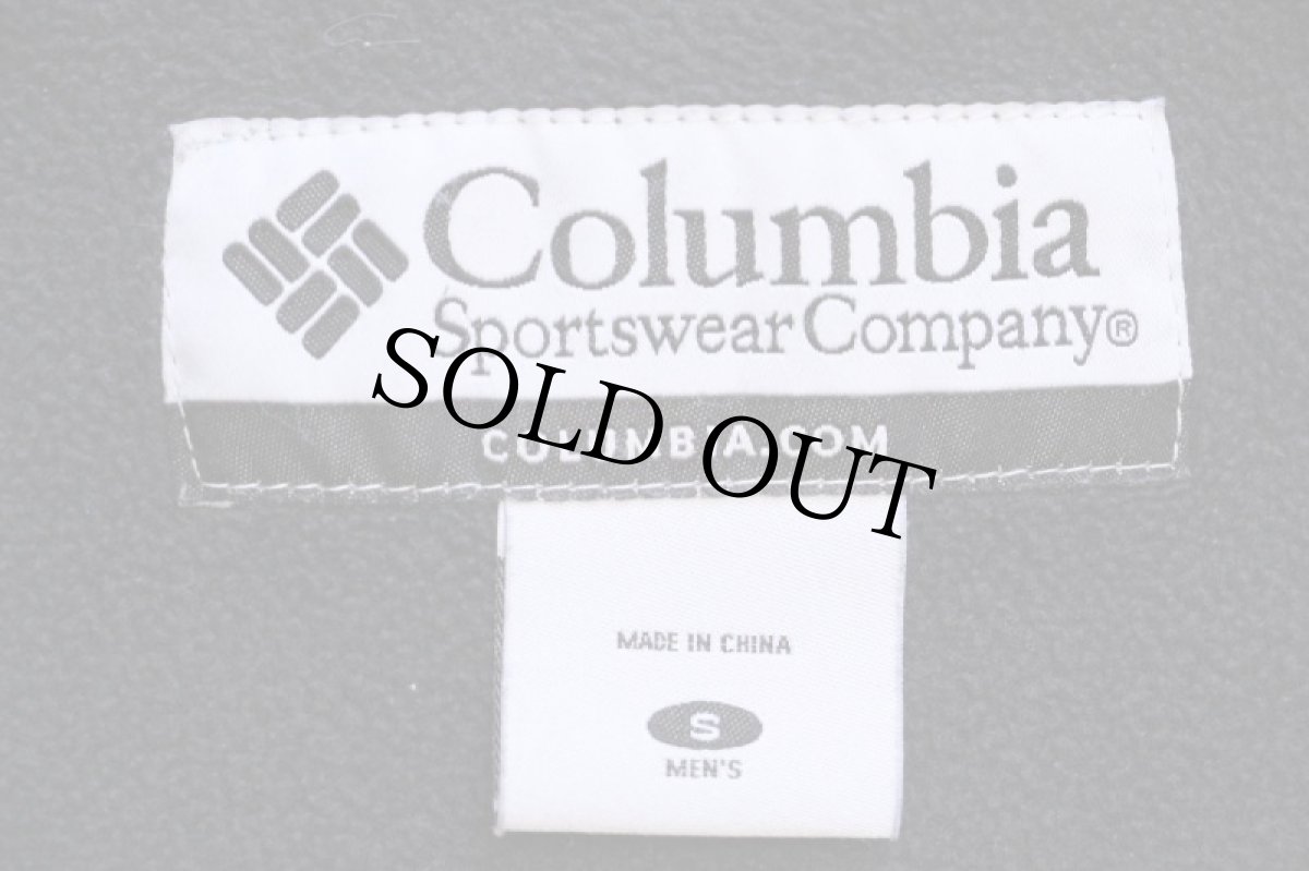 画像4: 00s Columbiaコロンビア ロゴ刺繍 フリースライナー ナイロンジャケット アルファグリーン S (4)