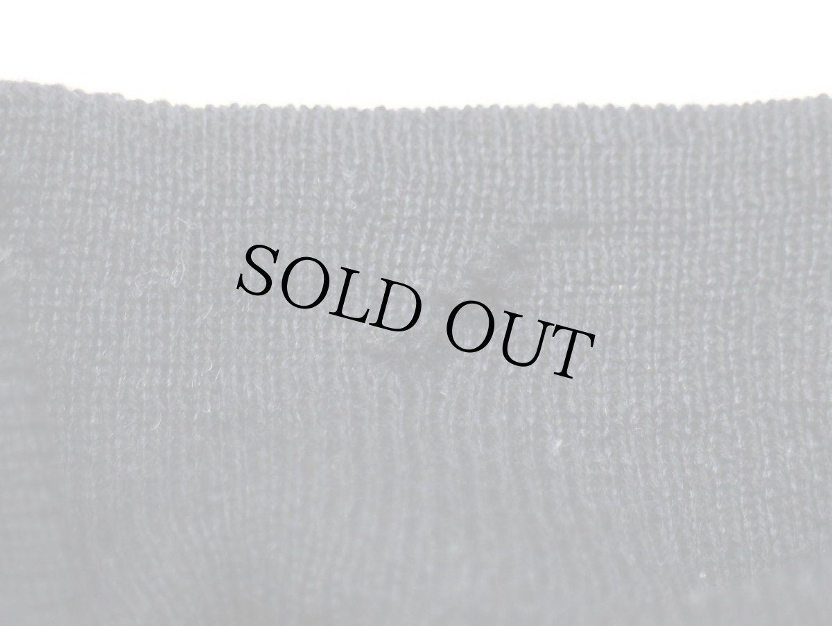 画像7: 60s 米軍 U.S.NAVY ハイネック ウールニット ゴブセーター 濃紺 S (7)