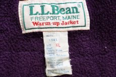画像4: 90s USA製 L.L.Bean ウォームアップ フリースライナー ナイロンジャケット オリーブドラブ XL (4)