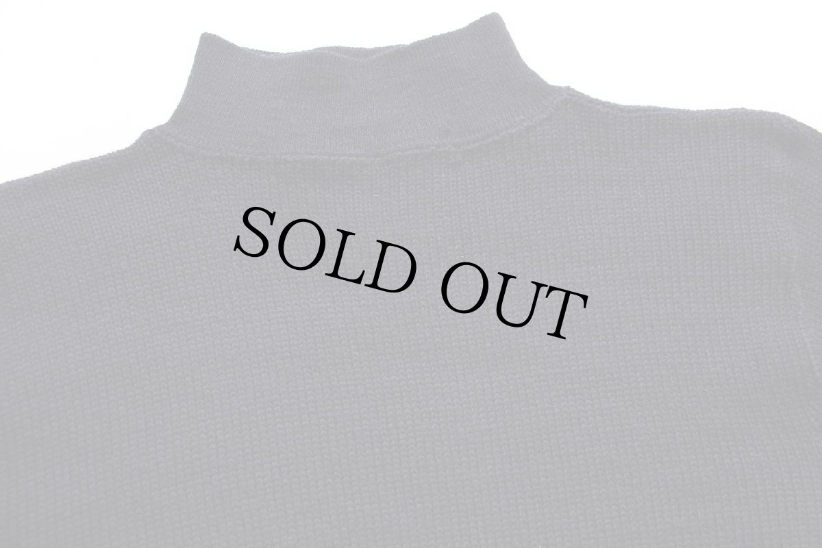 画像3: 60s 米軍 U.S.NAVY ハイネック ウールニット ゴブセーター 濃紺 S (3)