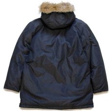 画像2: 00s USA製 WOOLRICH JOHN RICH&BROS. ウールリッチ コヨーテファー アークティックパーカー ダウンコート 黒 M★B-9タイプ (2)