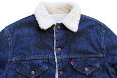 画像3: 80s USA製 Levi'sリーバイス 70608 ボアライナー デニムジャケット 4ポケット 40R★C (3)